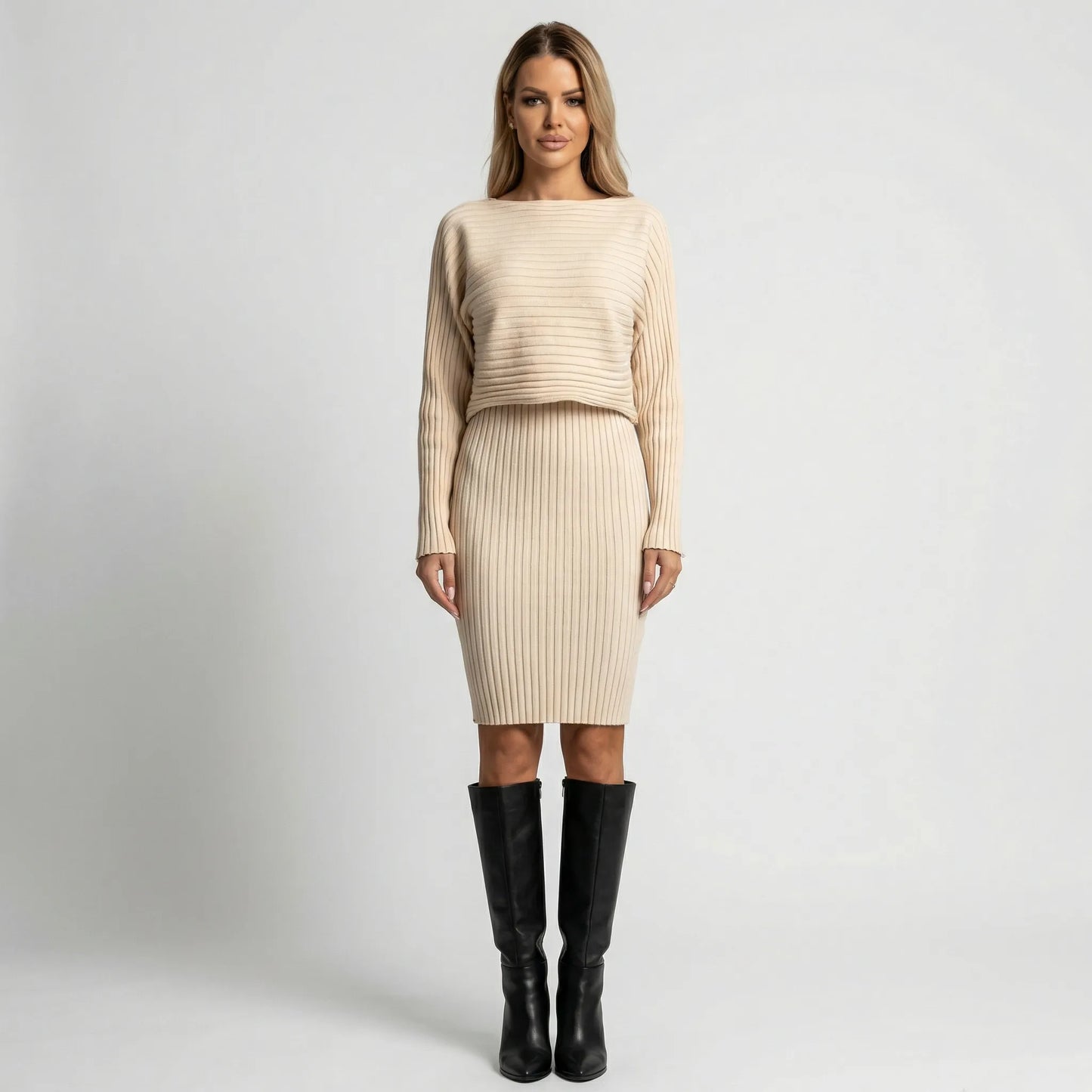 Zweiteiliges Strick-Set - Juna