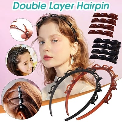 Geflochtenes Haarband mit Grip – Bibi