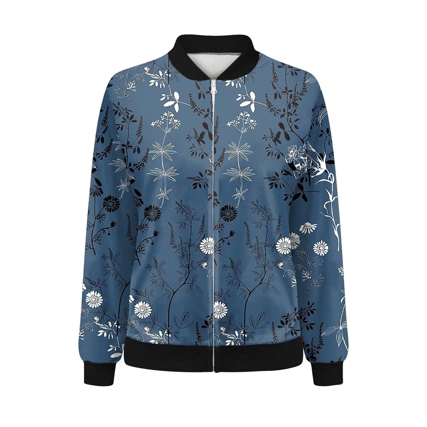Damen-Sommermantel mit feinem Blumenmuster – Fiora