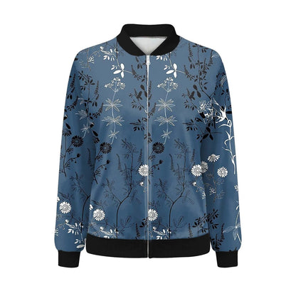 Damen-Sommermantel mit feinem Blumenmuster – Fiora