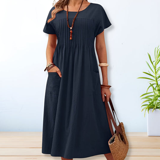 Luftig-bequemes Sommerkleid mit lockerer Passform – Tabea