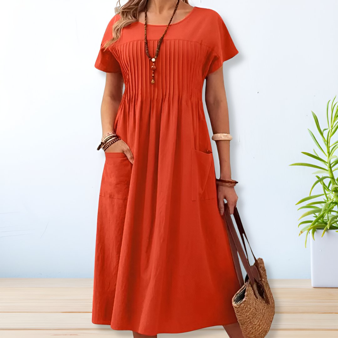 Luftig-bequemes Sommerkleid mit lockerer Passform – Tabea