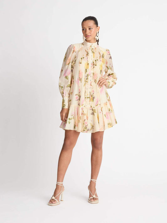 Mini-Hemdkleid mit Spitzenbesatz – Sylvie