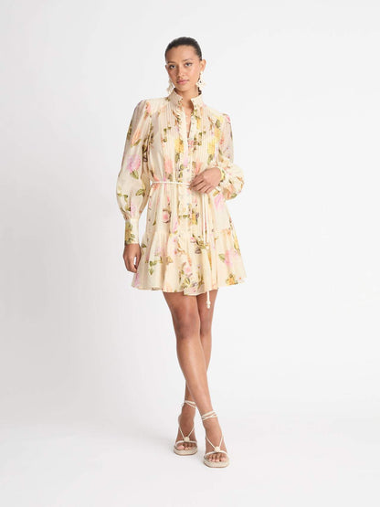 Mini-Hemdkleid mit Spitzenbesatz – Sylvie
