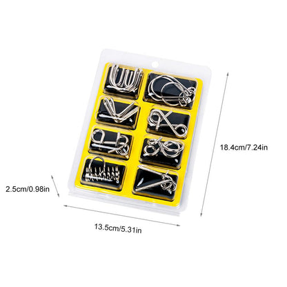 Set mit verschiedenen silbernen Angelhaken in Blisterverpackung, 18,4x13,5 cm.