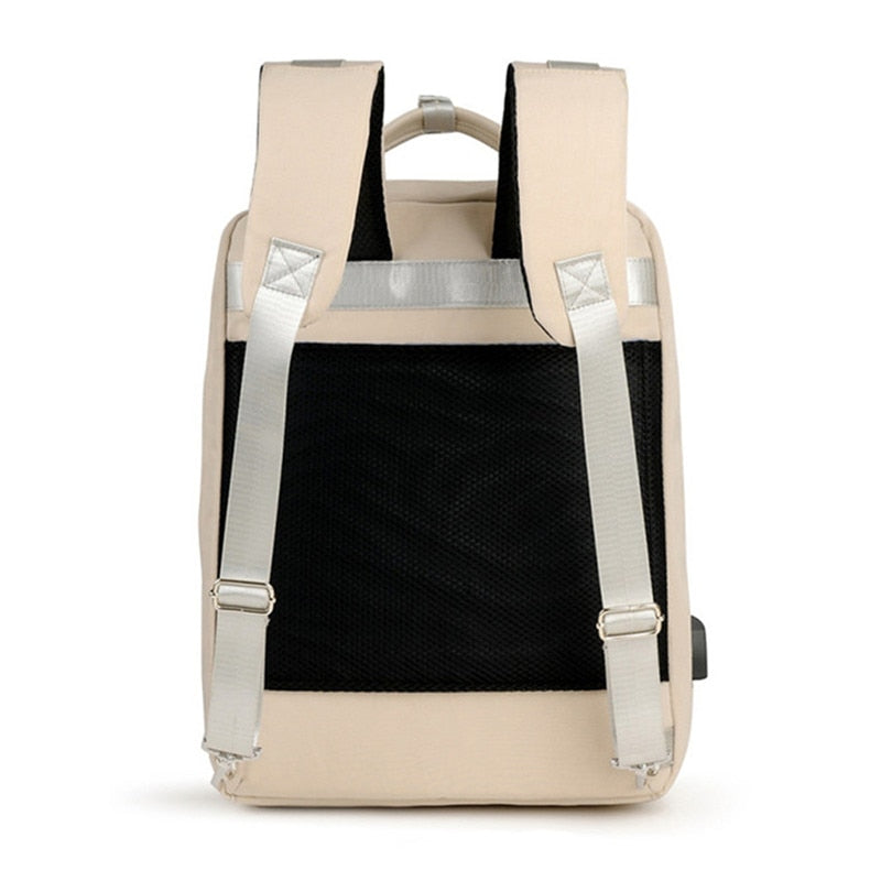 Sichere Anti-Diebstahl-Rucksack mit versteckten Reißverschlüssen und USB-Aufladung