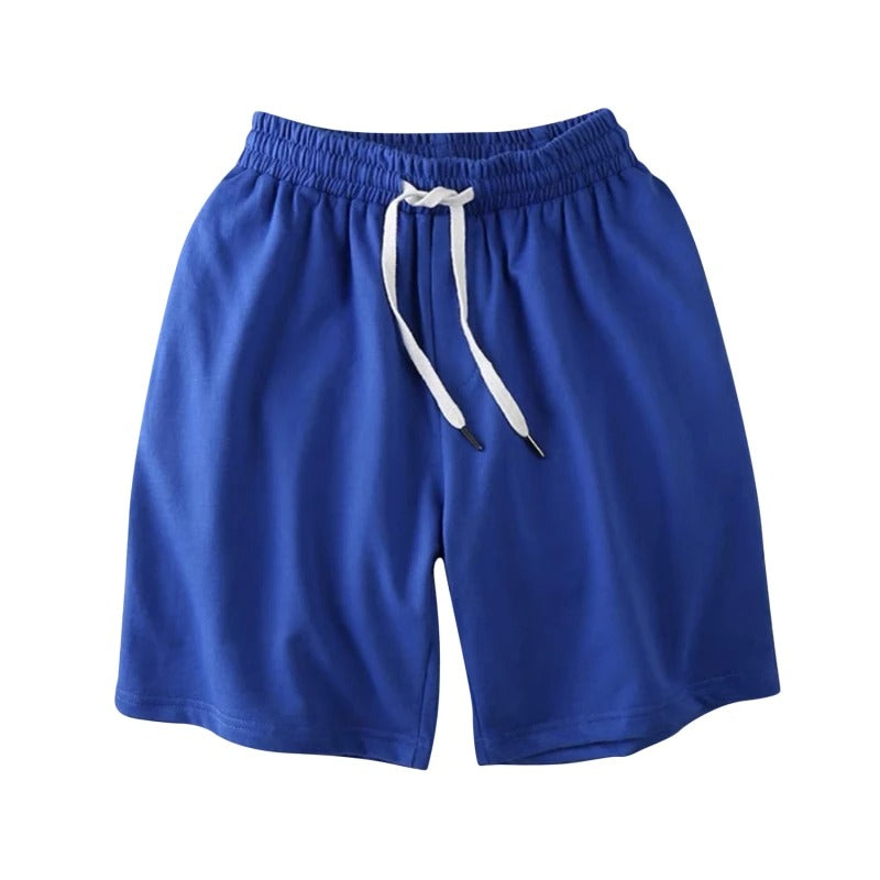Atmungsaktiv | schnelltrocknend | elastischer Bund | Freizeit | Fitness | leichtes Material-Blau-L-Luzern Mode