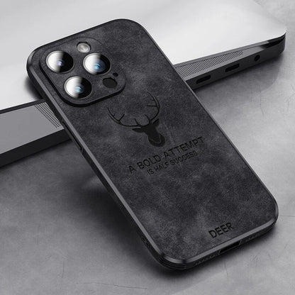 Luxe Hirschleder iPhone Hülle - Veltro