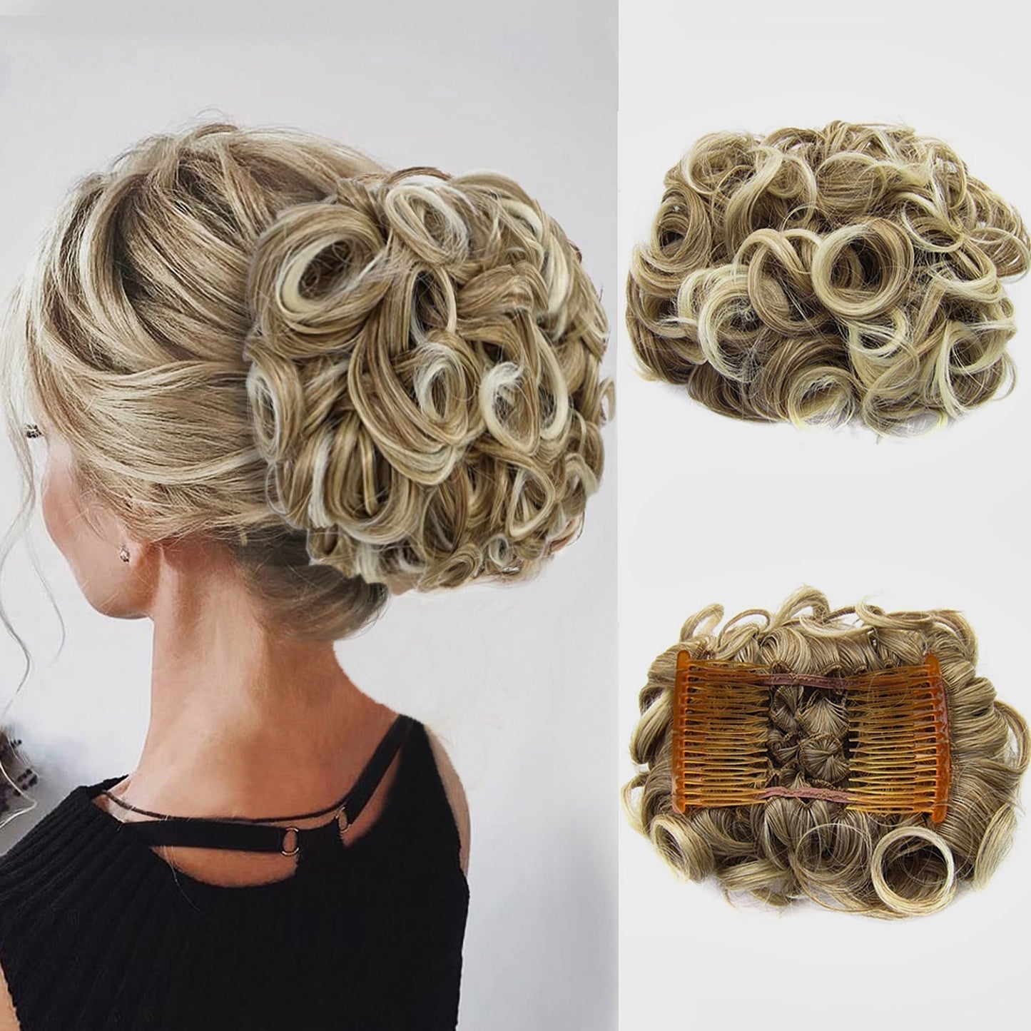 Krullende Knot Hairextension – FluffyFix