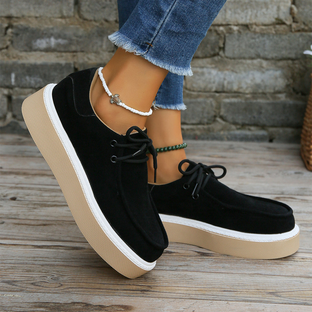 Bequeme Damen Schnürschuhe mit Dämpfung – Aveline