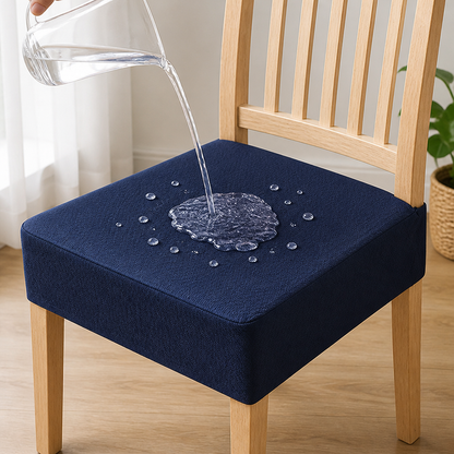 Waterproof Stretch Woven Chair Covers, Slip-Resistant Jacquard Polyester 15