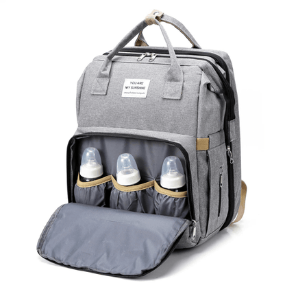 Tragbares Babybett und Wickeltasche – Multifunktionaler Reise-Rucksack