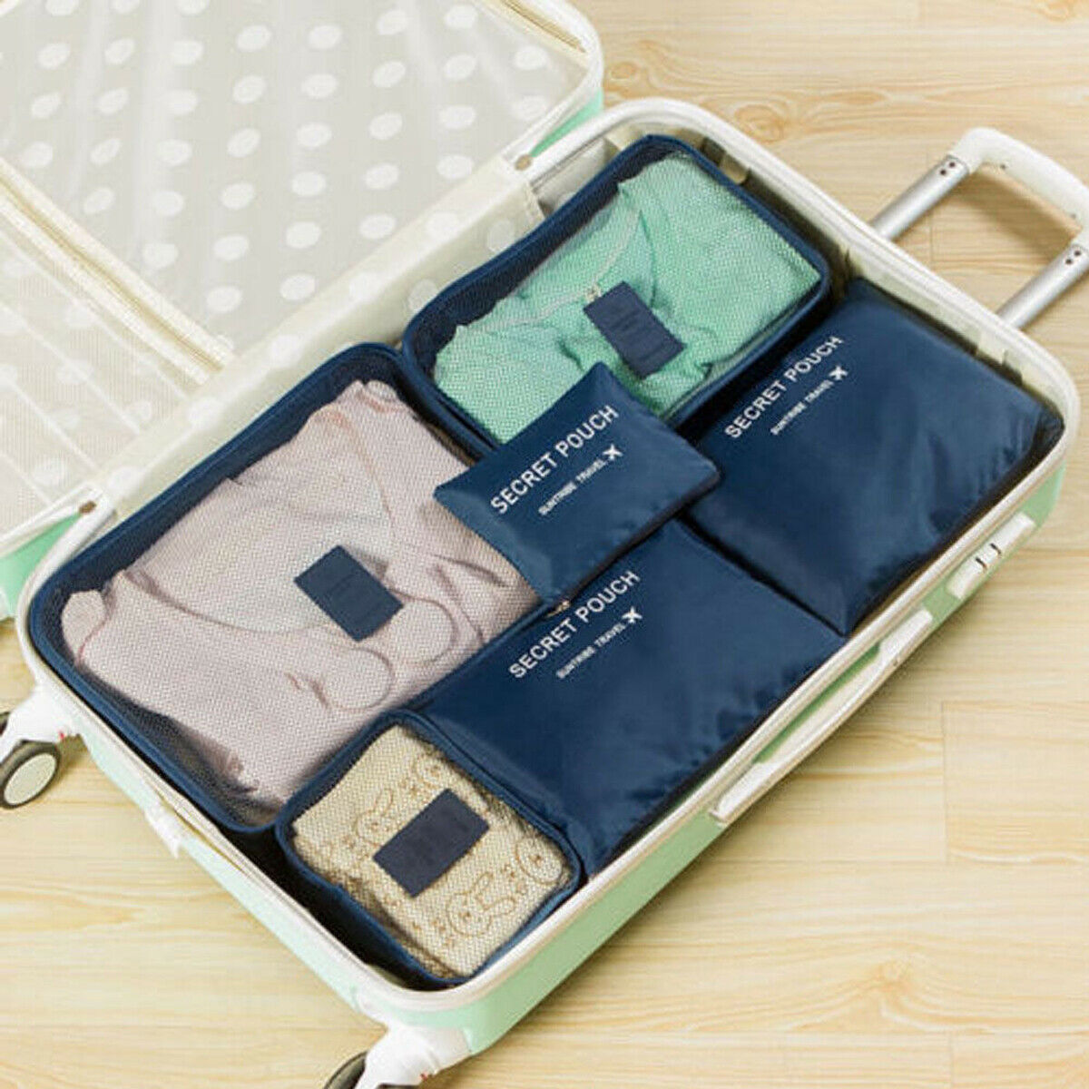 Gepäck-Organizer-Set – 2 zum Preis von 1 Platzsparende Reiseaufbewahrungsbeutel