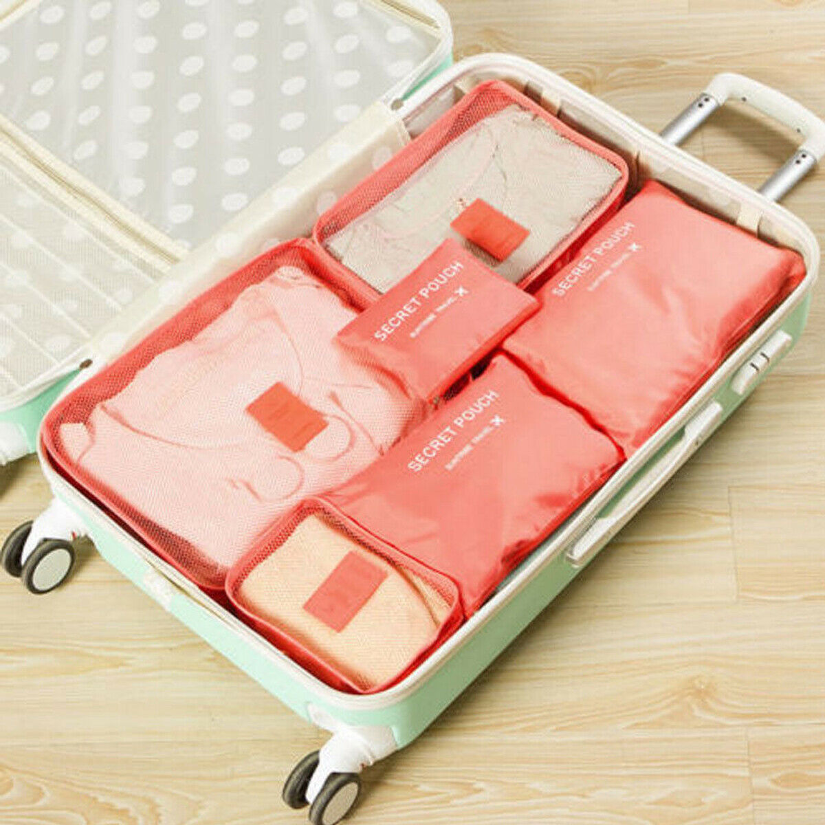 Gepäck-Organizer-Set – 2 zum Preis von 1 Platzsparende Reiseaufbewahrungsbeutel