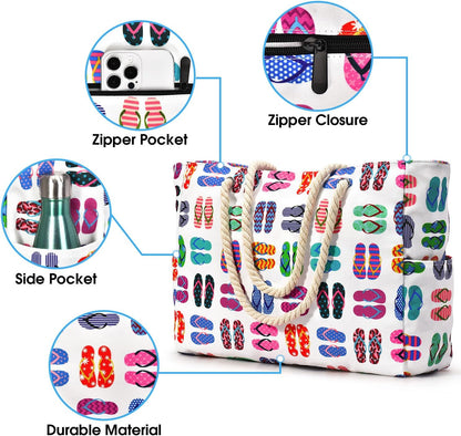 Wasser- und Sanddichte Oversized-Strandtasche – SandAway