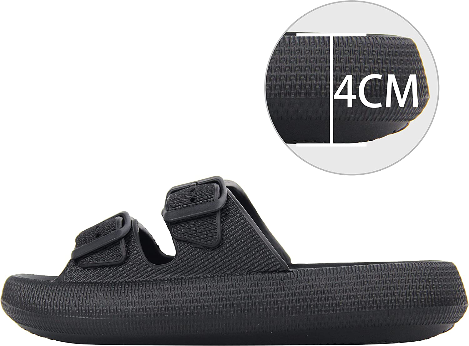 Pillow-Slides | Weicher Sohle | Unisex | Einfarbig | EVA-Schaum-Luzern Mode