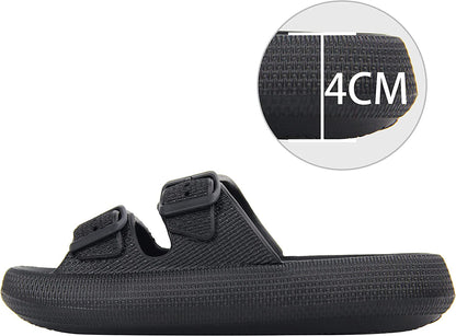 Pillow-Slides | Weicher Sohle | Unisex | Einfarbig | EVA-Schaum-Luzern Mode