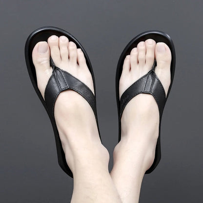 Herren Sommerschuhe | Atmungsaktive & rutschfeste Slipper | Freizeit & Strand-Luzern Mode