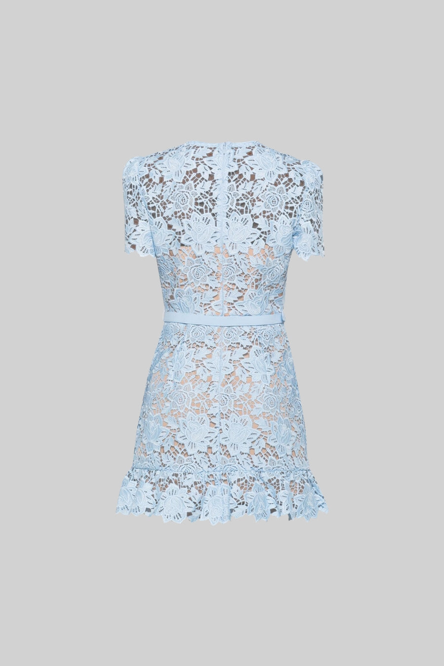Besticktes Sommerkleid Damen | Minikleid tailliert | Florales Design leicht-Luzern Mode
