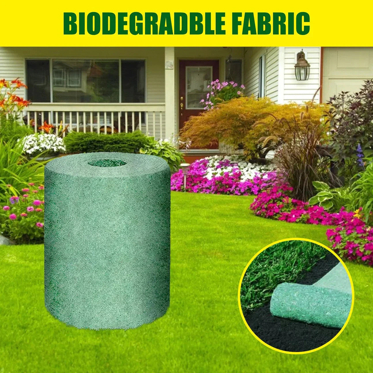 Biologisch abbaubare Rasensamenmatte - Verdi