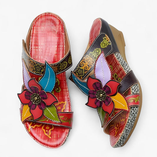 Boho-Sandalen Damen Sommer | Geflochtene Riemen | Bequemer Bohemian-Look-Luzern Mode