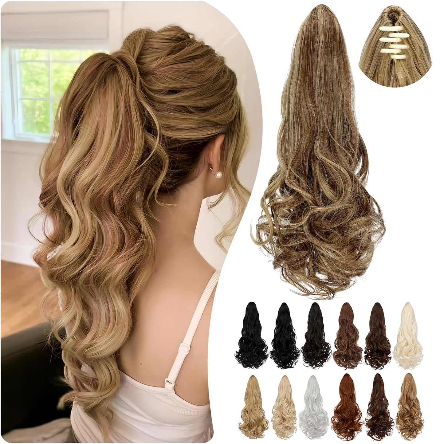Haarverlängerung Pferdeschwanz 55 cm – Veloura