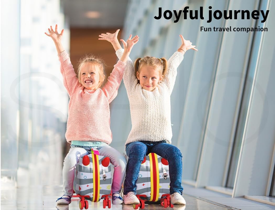 Kinderkoffer mit Ride-On-Funktion