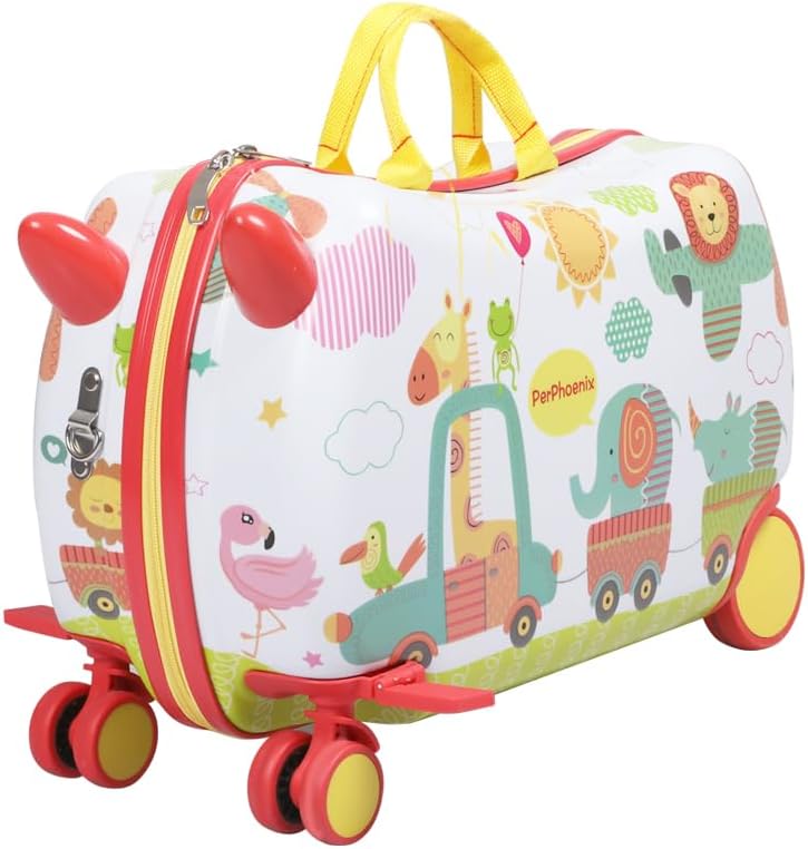 Kinderkoffer mit Ride-On-Funktion