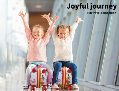 Kinderkoffer mit Ride-On-Funktion