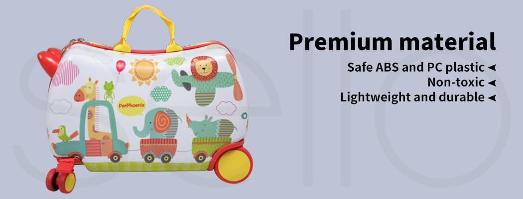 Kinderkoffer mit Ride-On-Funktion