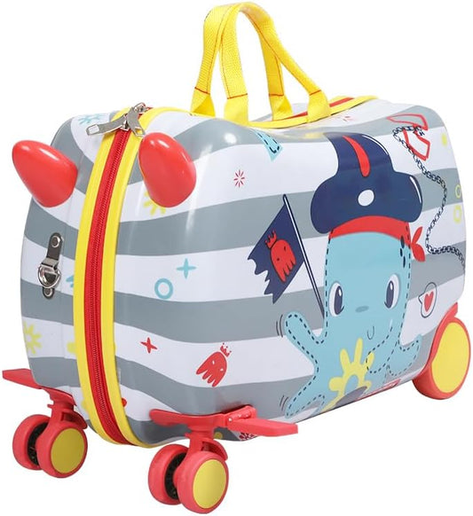 Kinderkoffer mit Ride-On-Funktion