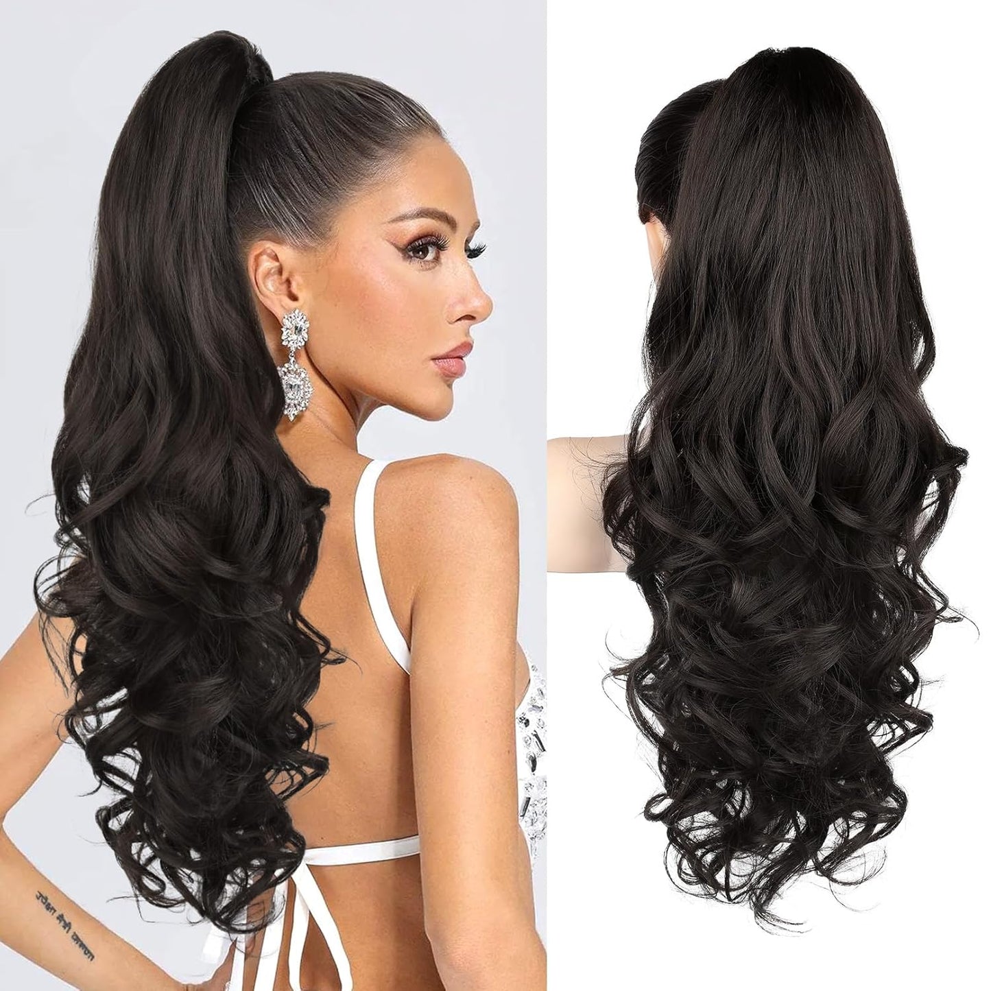 Haarverlängerung Pferdeschwanz 55 cm – Veloura