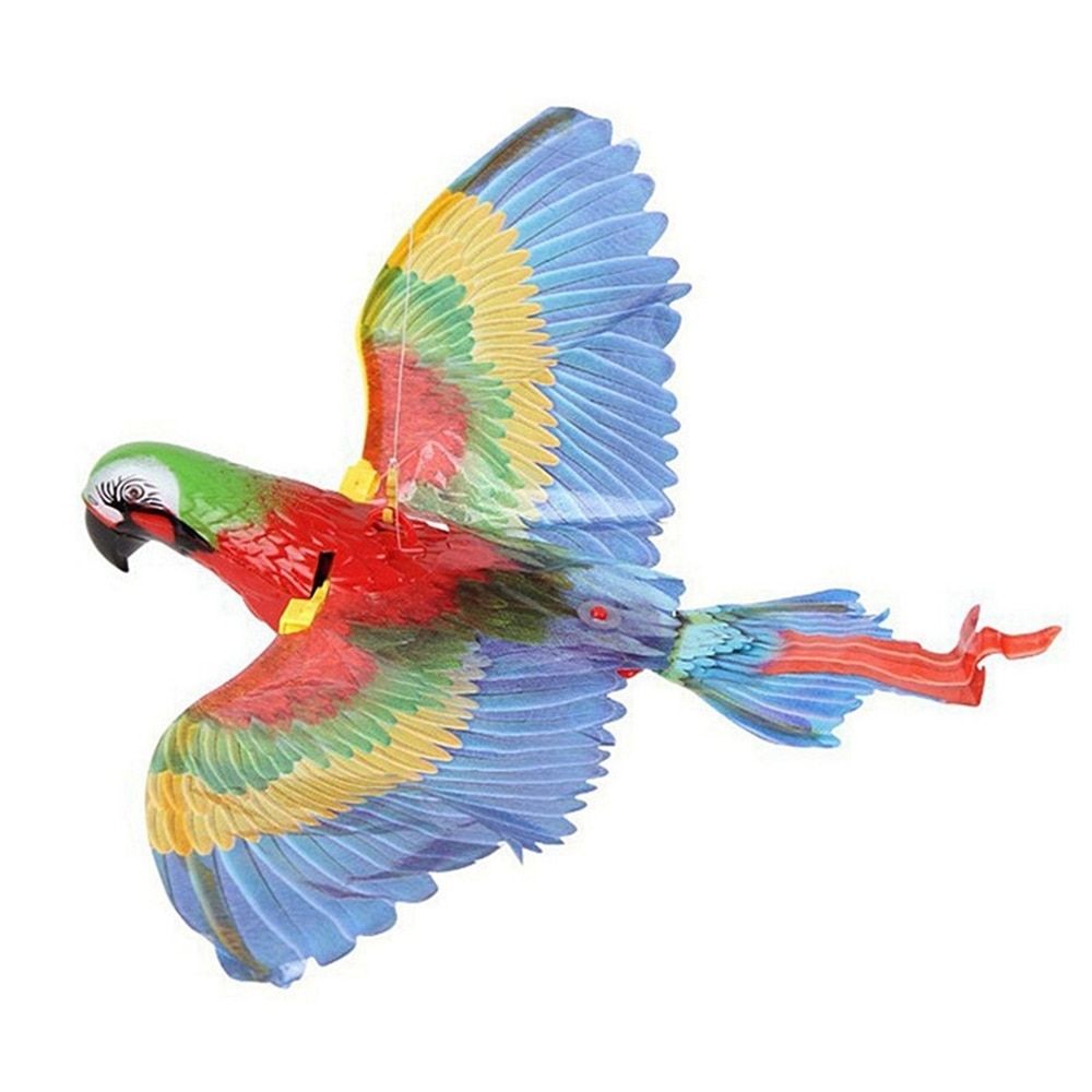 Papageien-Drachen bunt, fliegender Spielzeugvogel, Outdoor-Drachen für Kinder, 3D-Design.