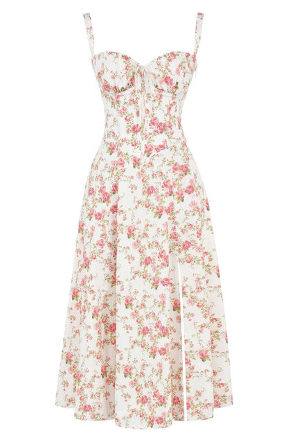 Büstier Sommerkleid mit Taillenkorrektor - Isabella