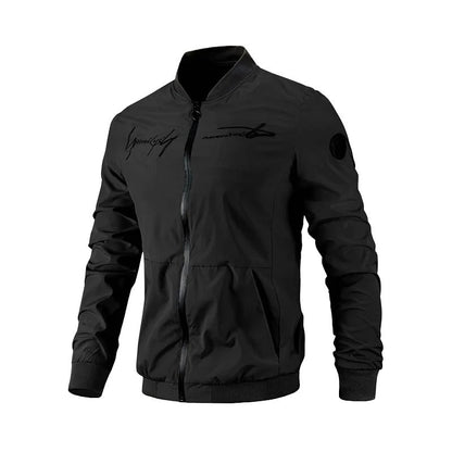 Bestickte Herren Bomberjacke für Übergangszeit – Leon