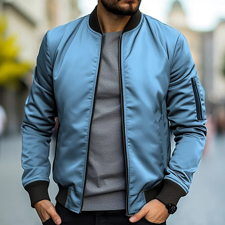Herren Bomberjacke mit Armtasche – Jaron Herbstedition