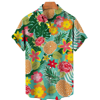 Tropisches Hawaii-Kurzarmhemd – Mateo