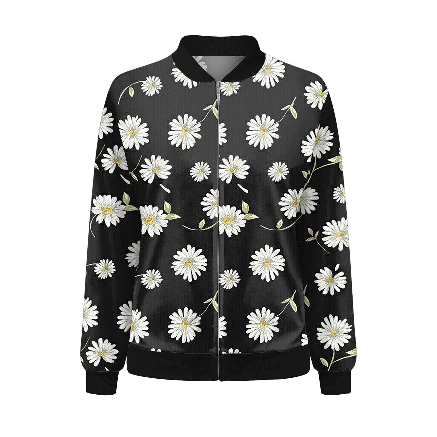 Damen-Sommermantel mit feinem Blumenmuster – Fiora