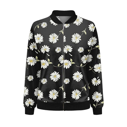 Damen-Sommermantel mit feinem Blumenmuster – Fiora