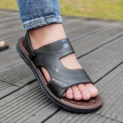 Stilvolle Herrensandalen mit Riemen – Strider