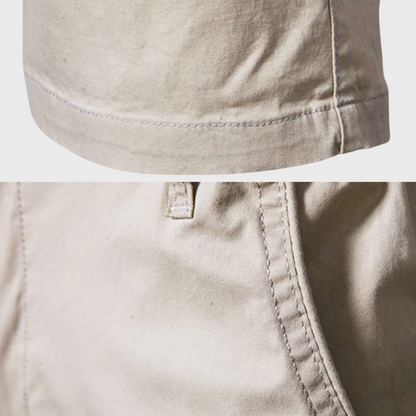Herren Shorts | Baumwolle | Einfarbig | Lockere Passform | Taschen-Luzern Mode
