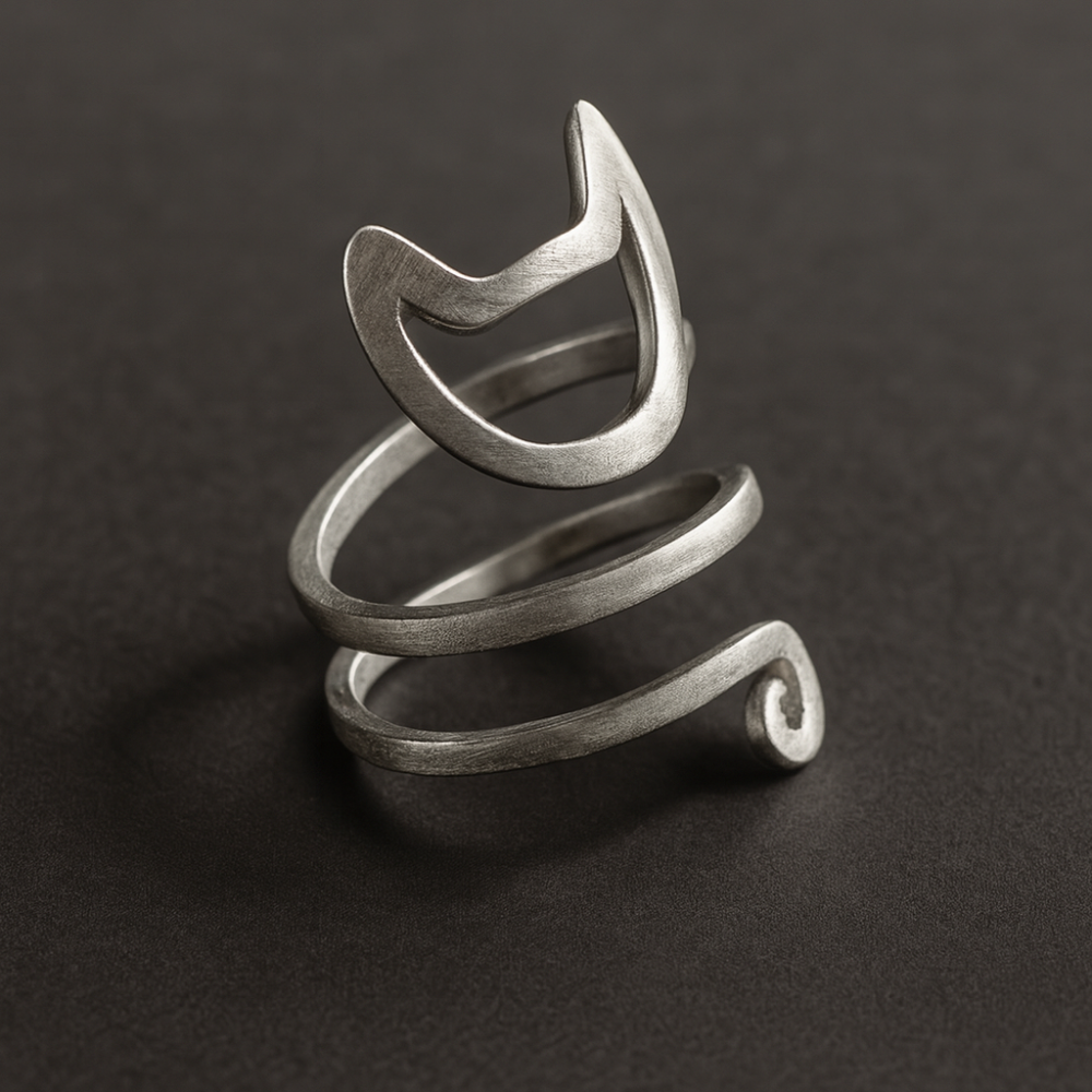 Silberner Katzenring | Stilvoller und bezaubernder Ring