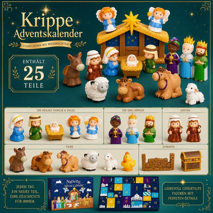 Übersicht aller Teile nach Gruppen: Heilige Familie, Könige, Hirten, Tiere und Zubehör 6