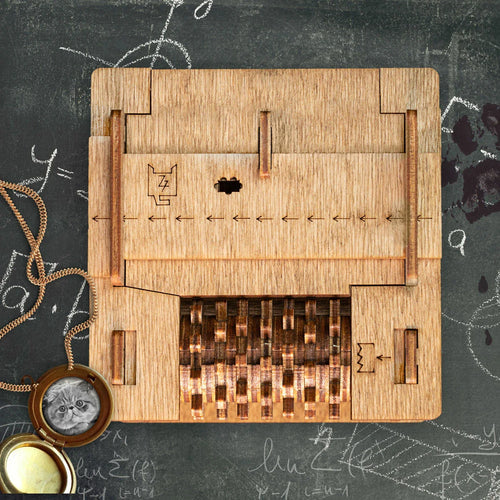 Interaktive Holz Escape Puzzlebox – MindVault