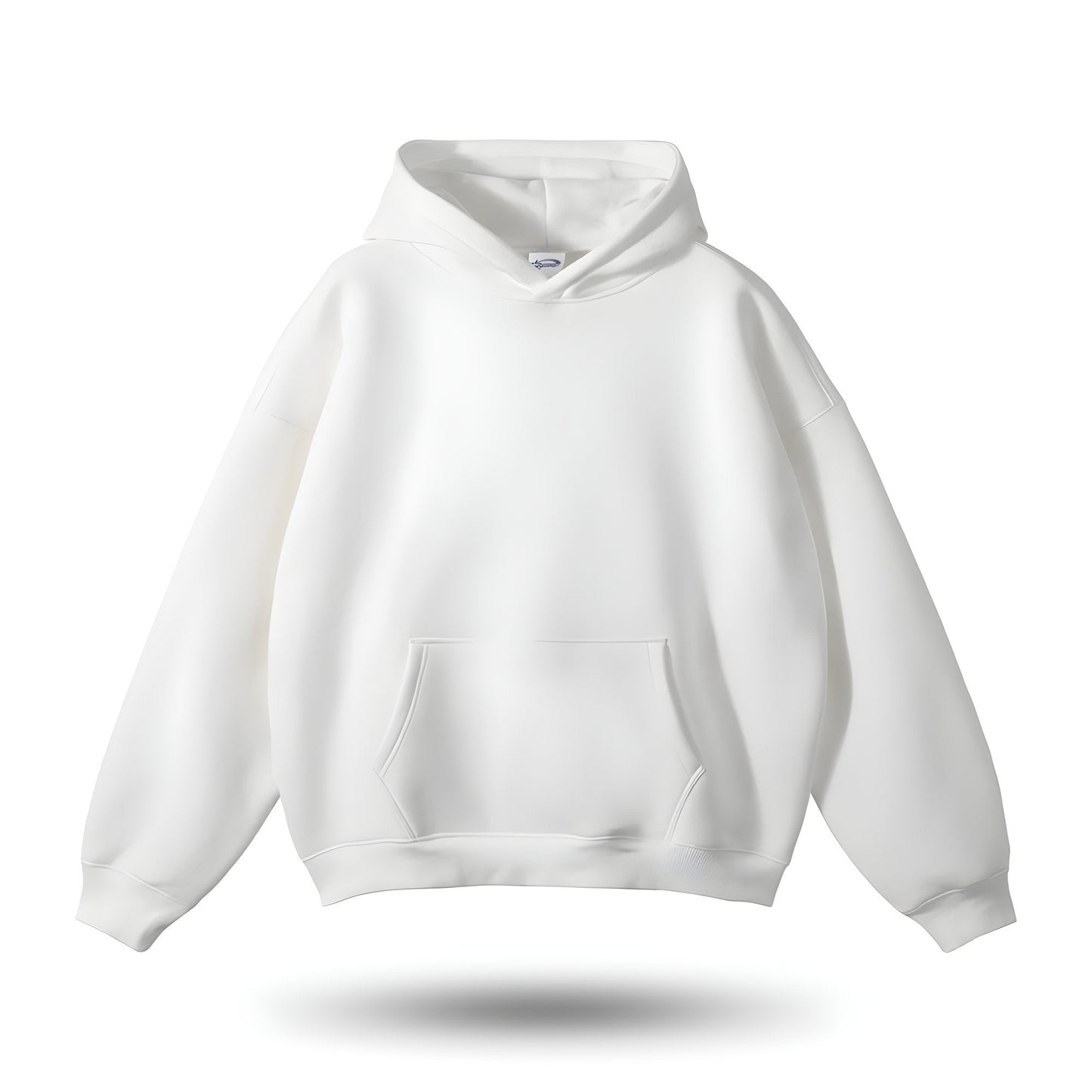 Weiße Kapuzenpullover, Unisex, Baumwolle, bequem, modisch, Freizeitkleidung, Hoodie.