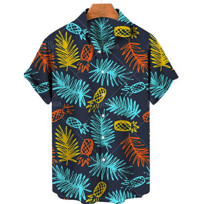 Tropisches Hawaii-Kurzarmhemd – Mateo