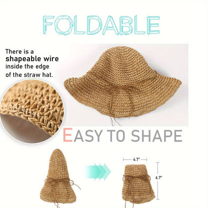 Gehäkelte Boho-Sonnenhüte für Sommerreisen – Elouan