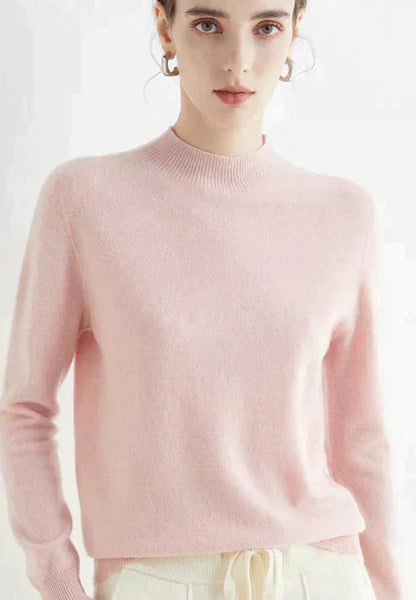 Damenpullover rosa, Carmela Comfort, Luca Norelli, Freizeit, weiches Material, modisch.