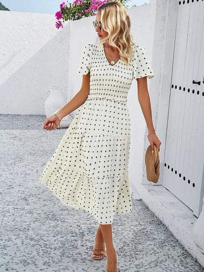 Herbstkleid mit lockerer Passform – Nadezhda