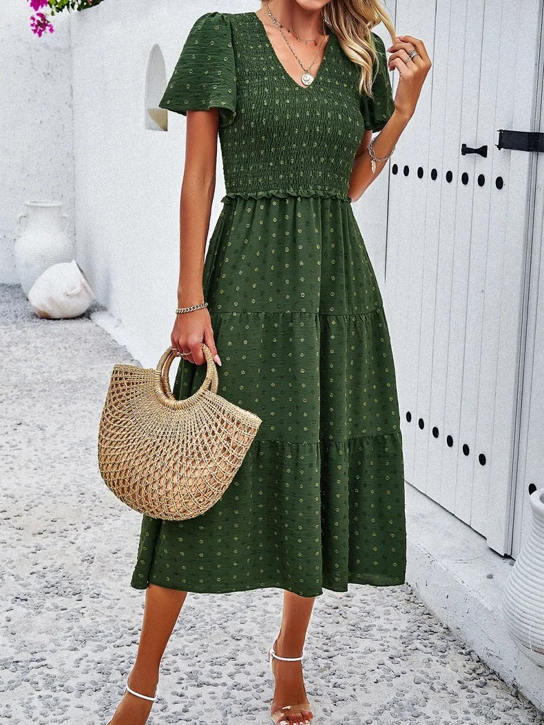 Herbstkleid mit lockerer Passform – Nadezhda